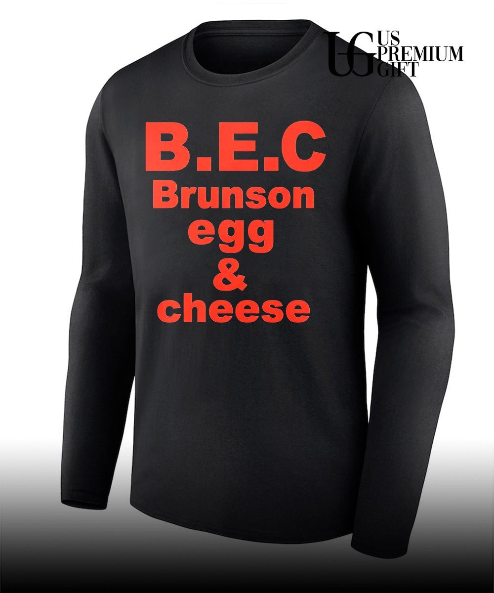 B.E.C Brunson Egg and Cheese shirt