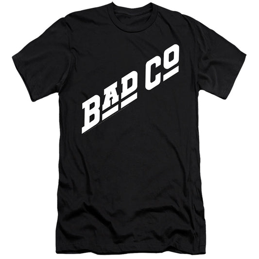 Bad Company Bad Co Logo Premium Bella Canvas Slim Fit Mens T Shirt Black - clothing by TeeHivey.com