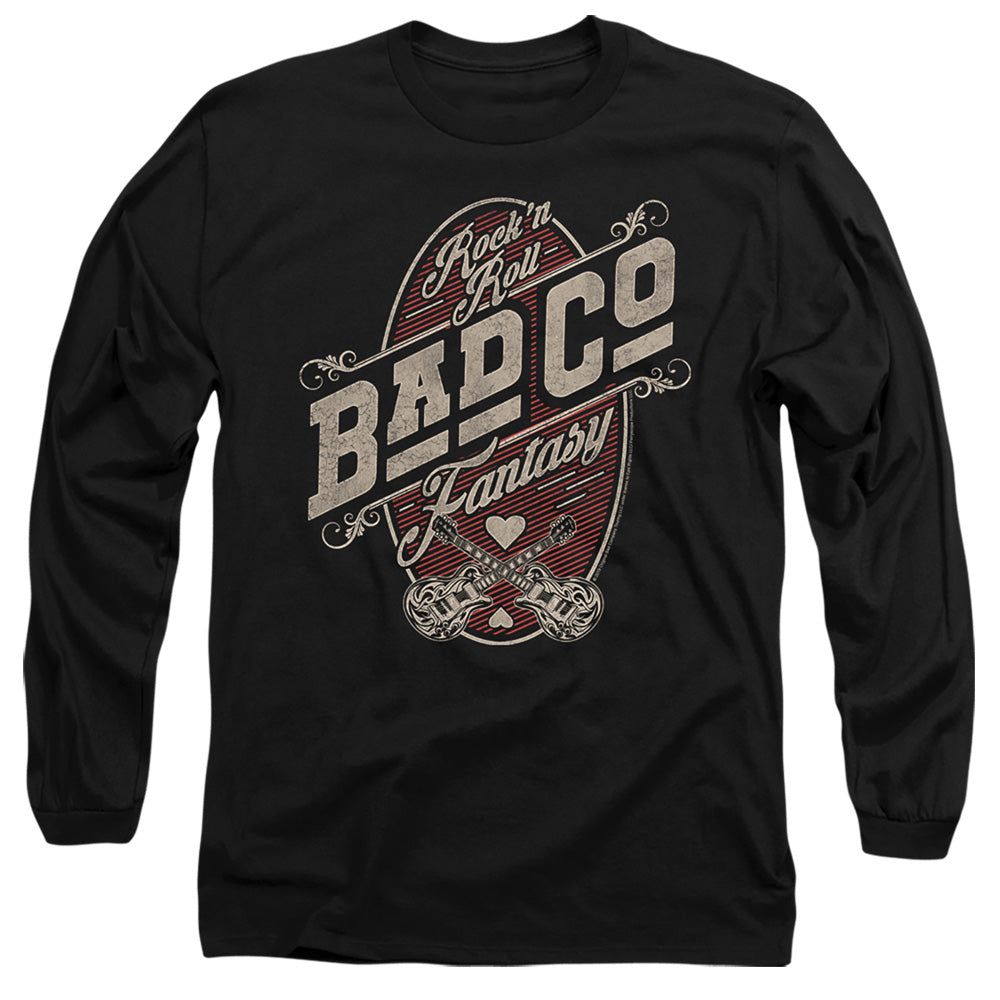 Bad Company Fantasy Mens Long Sleeve Shirt Black - clothing by TeeHivey.com