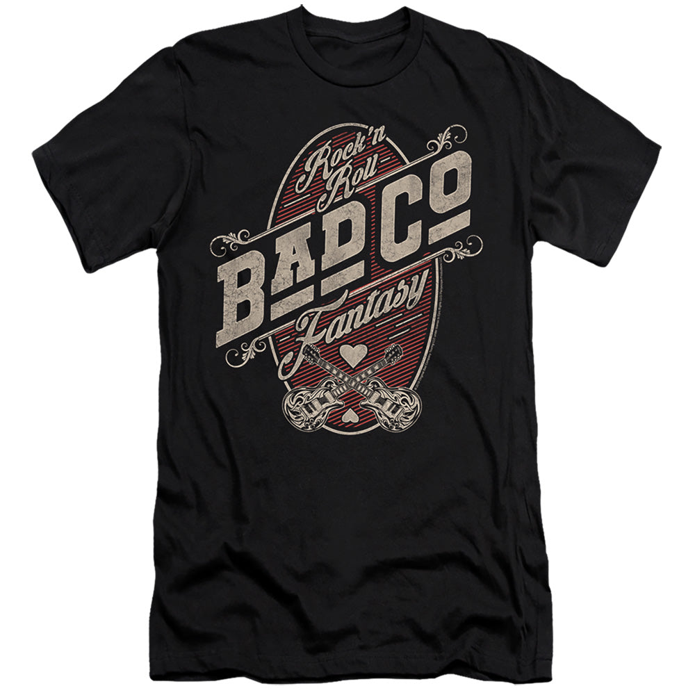 Bad Company Fantasy Premium Bella Canvas Slim Fit Mens T Shirt Black - clothing by TeeHivey.com