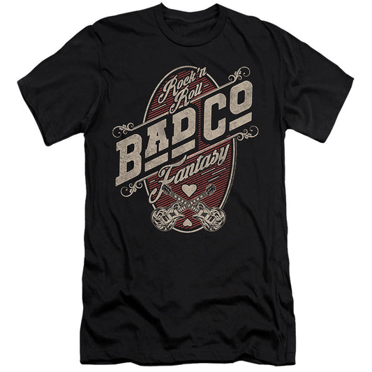 Bad Company Fantasy Premium Bella Canvas Slim Fit Mens T Shirt Black - clothing by TeeHivey.com