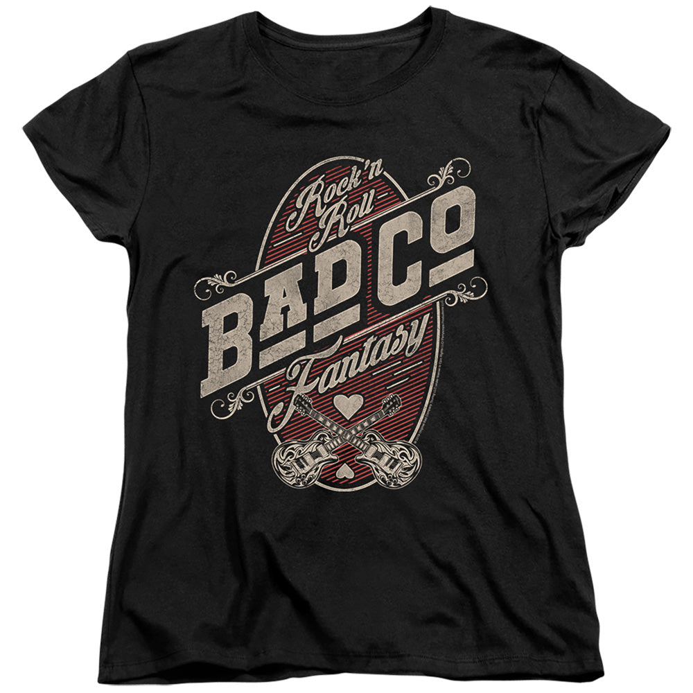 Bad Company Fantasy Womens T Shirt Black - clothing by TeeHivey.com