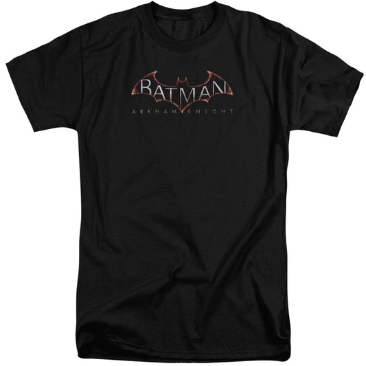 Batman Arkham Knight Logo Mens Tall T Shirt Black