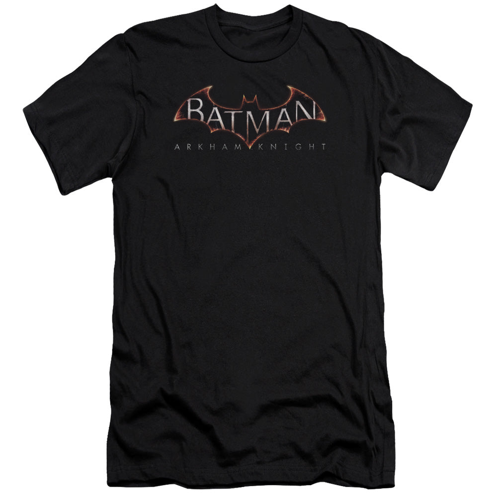 Batman Arkham Knight Logo Slim Fit Mens T Shirt Black