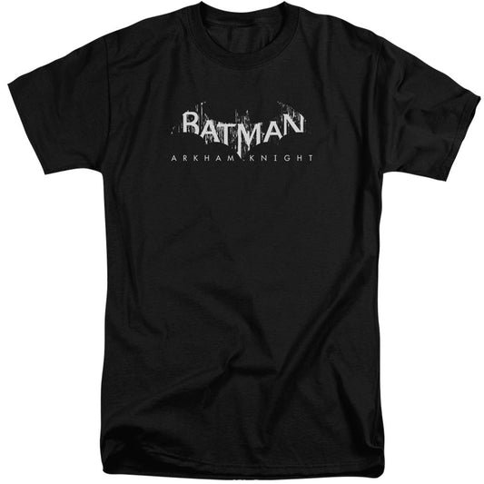 Batman Arkham Knight Ak Splinter Logo Mens Tall T Shirt Black