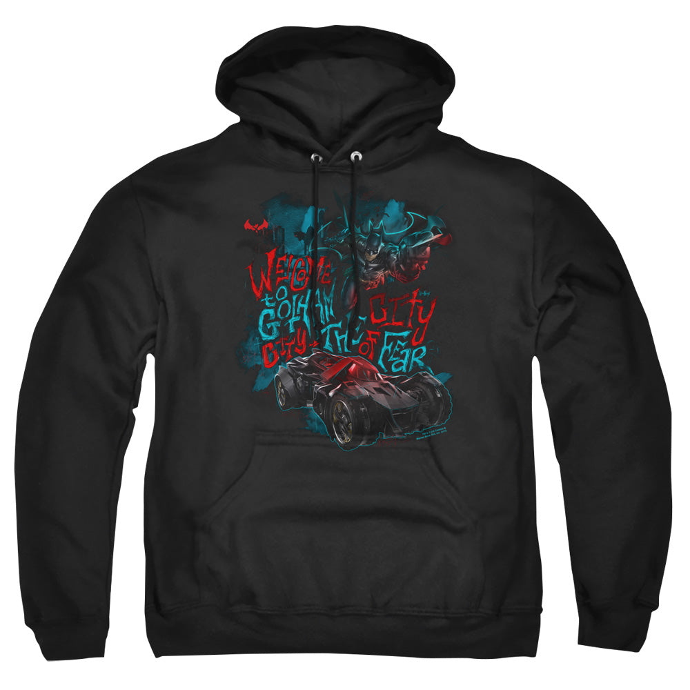 Batman Arkham Knight City Of Fear Mens Hoodie Black