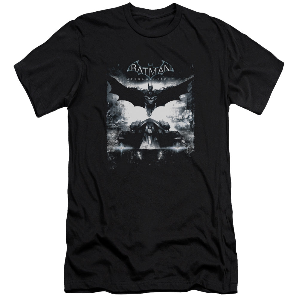 Batman Arkham Knight Forward Force Premium Bella Canvas Slim Fit Mens T Shirt Black