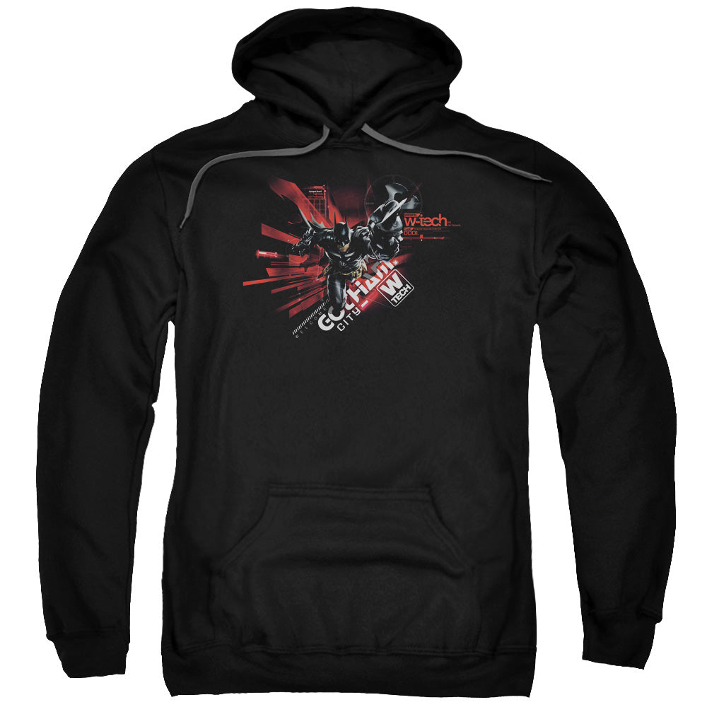 Batman Arkham Knight Ak Tech Mens Hoodie Black
