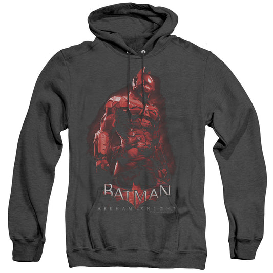 Batman Arkham Knight Knight Mens Heather Hoodie Black