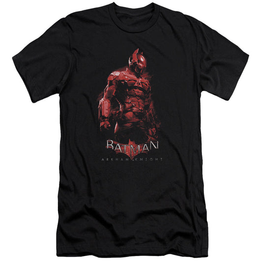 Batman Arkham Knight Knight Premium Bella Canvas Slim Fit Mens T Shirt Black