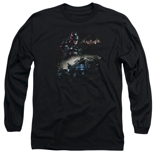 Batman Arkham Knight Knight Rider Mens Long Sleeve Shirt Black