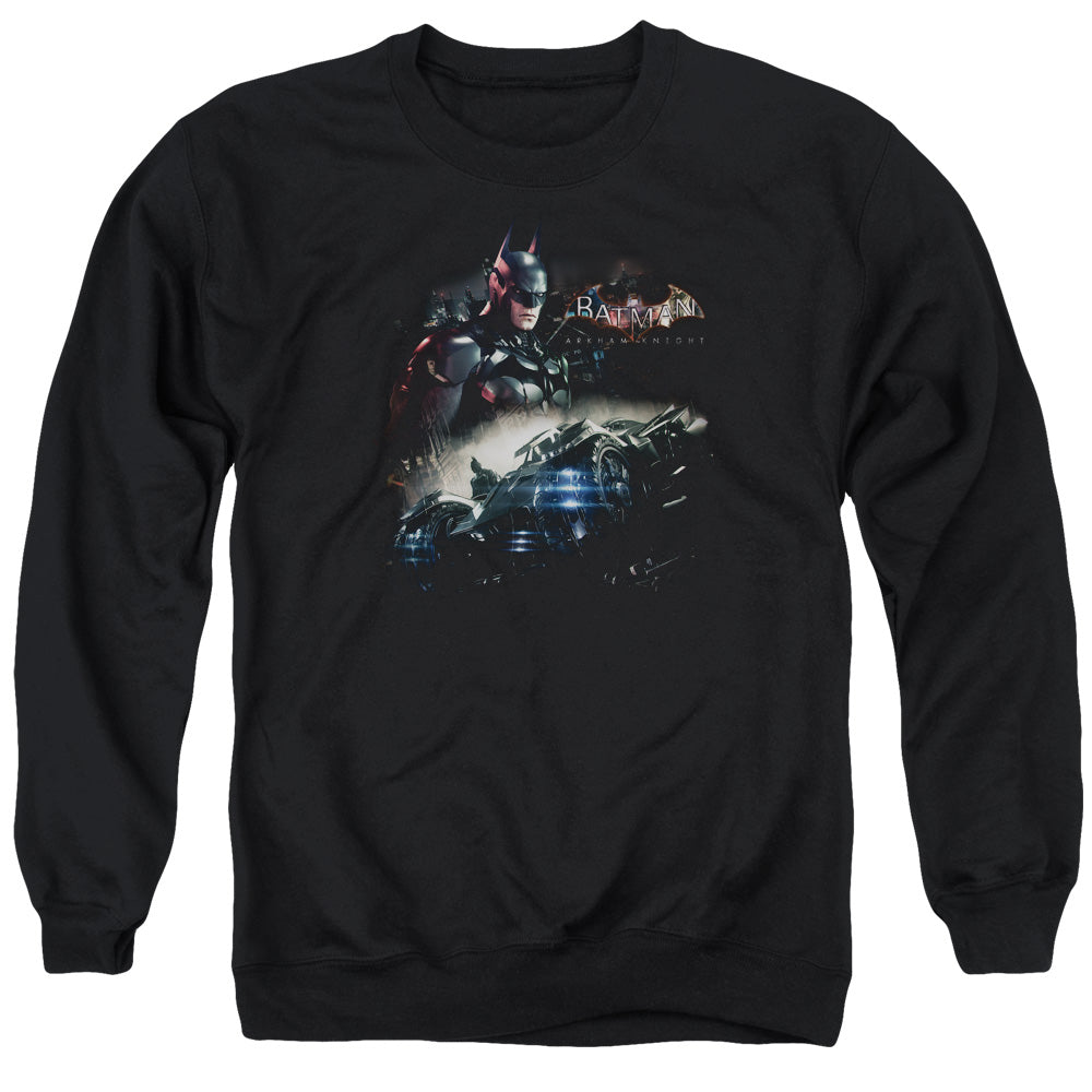 Batman Arkham Knight Knight Rider Mens Crewneck Sweatshirt Black