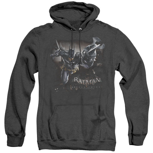 Batman Arkham Knight Grapple Mens Heather Hoodie Black