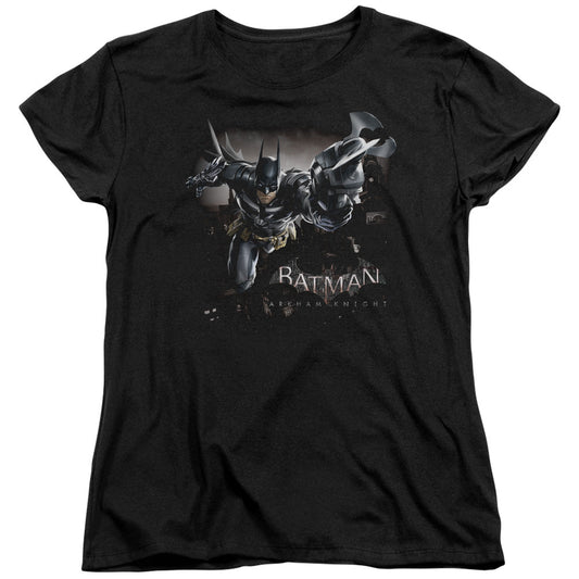 Batman Arkham Knight Grapple Womens T Shirt Black