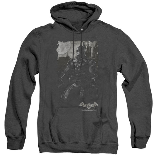 Batman Arkham Knight Bat Brood Heather Mens Hoodie Black