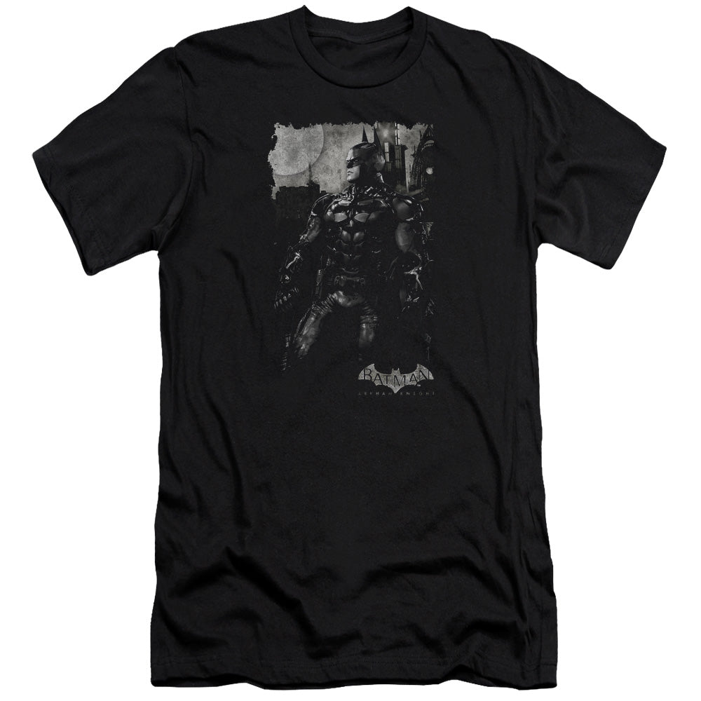 Batman Arkham Knight Bat Brood Premium Bella Canvas Slim Fit Mens T Shirt Black