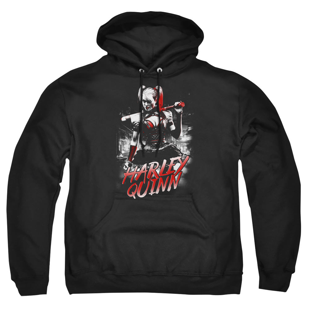 Batman Arkham Knight Quinn City Mens Hoodie Black