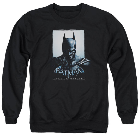 Batman Arkham Origins Two Sides Mens Crewneck Sweatshirt Black