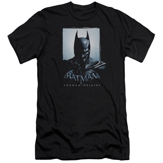 Batman Arkham Origins Two Sides Slim Fit Mens T Shirt Black