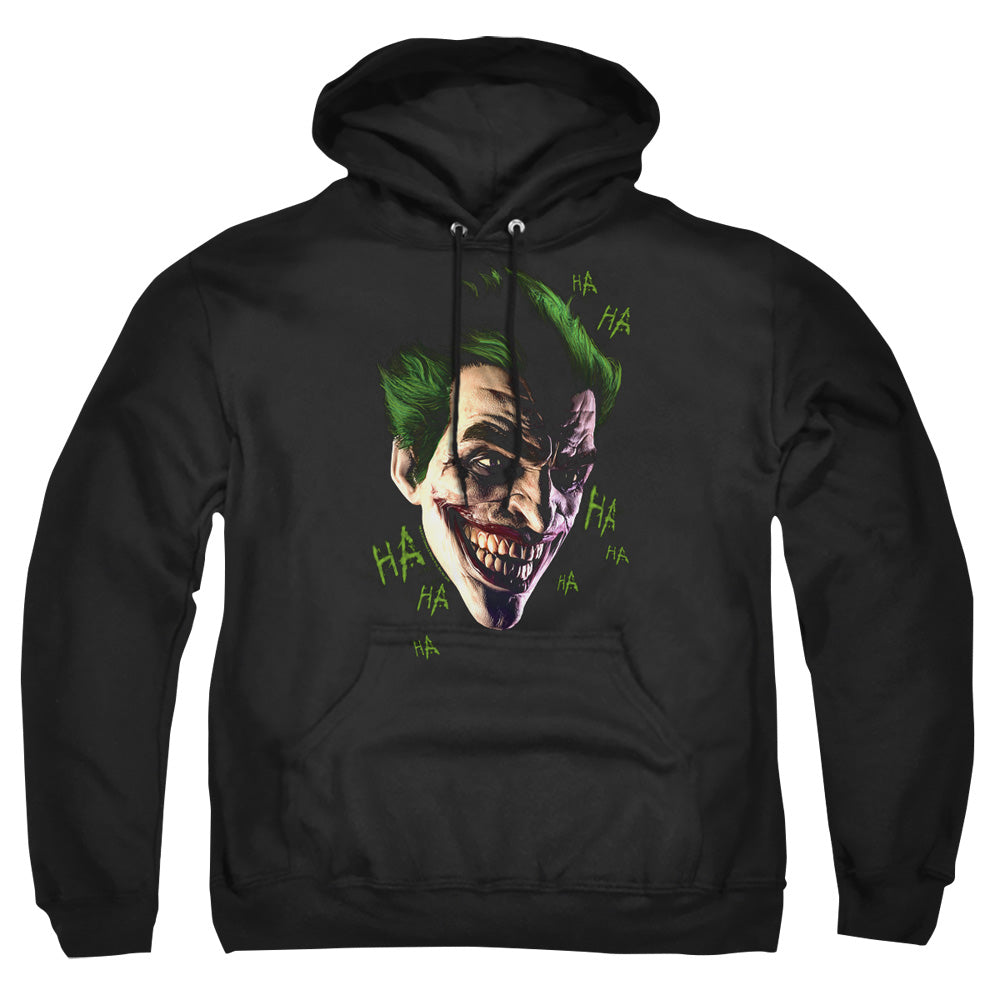 Batman Arkham Origins Joker Grim Mens Hoodie Black