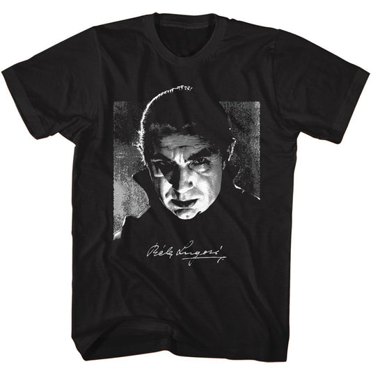 Bela Lugosi - Black & White Photo & Signature - Short Sleeve - Adult - T-Shirt