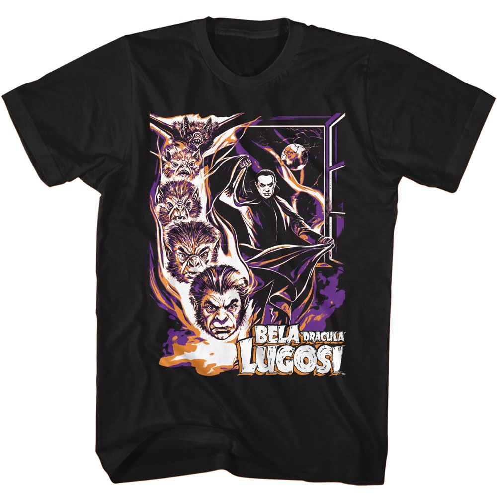Bela Lugosi - Bat Transformation - Short Sleeve - Adult - T-Shirt