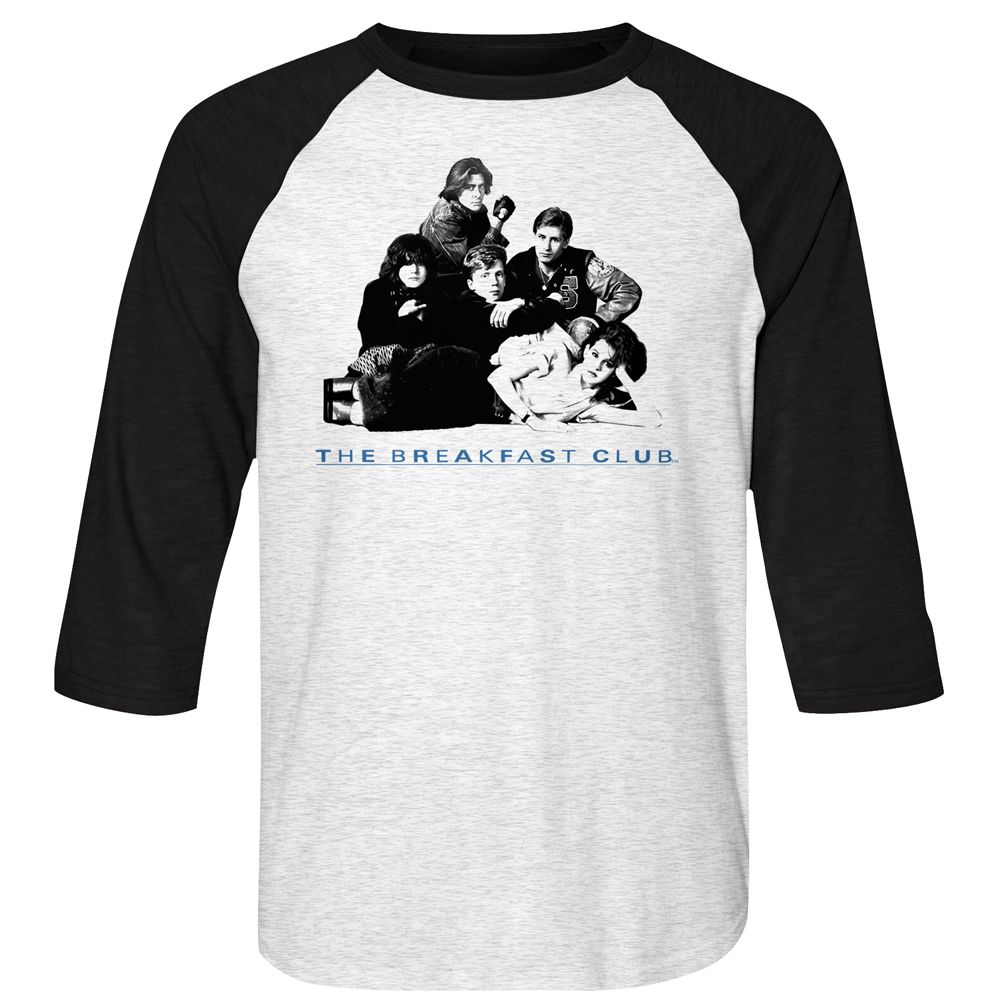 Breakfast Club - Group - 3/4 Sleeve - Heather - Adult - Raglan Shirt