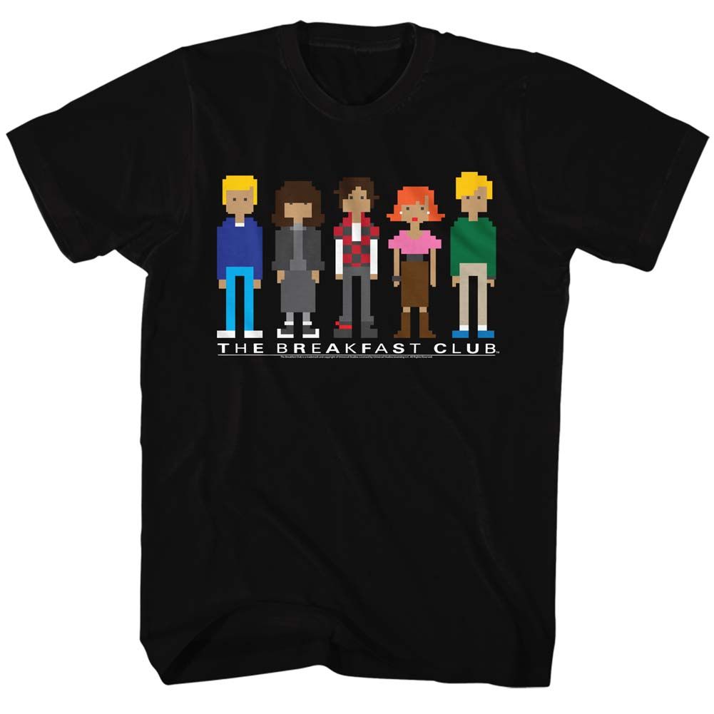 Breakfast Club - Pixels - Short Sleeve - Adult - T-Shirt - clothing by TeeHivey.com