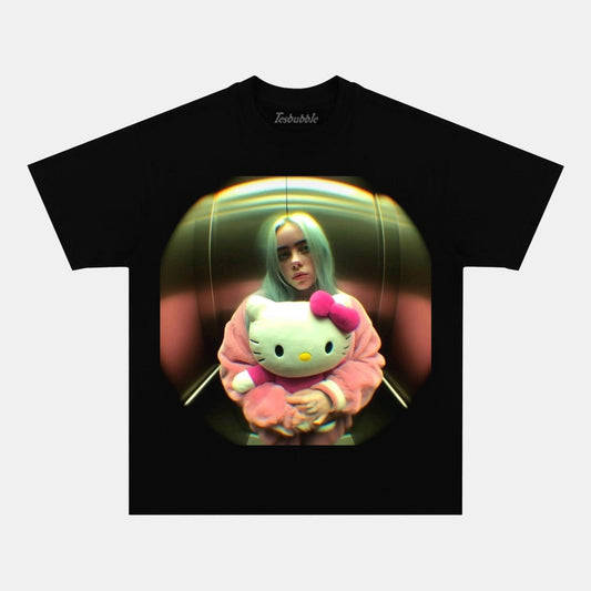BILLIE EILISH & HELLO KITTY TEE Style001