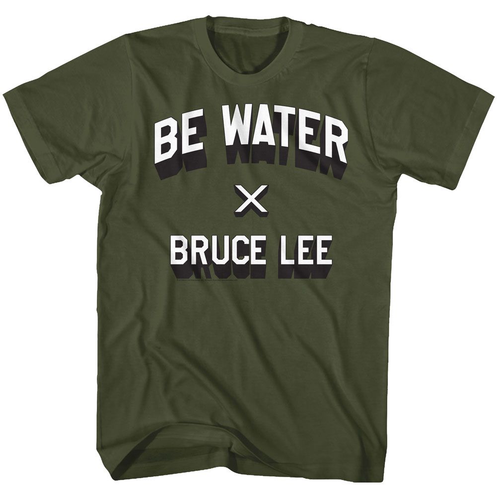 Bruce Lee - Be Water - Short Sleeve - Adult - T-Shirt - clothing by TeeHivey.com