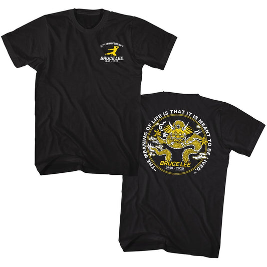 Bruce Lee - 80th Anniversary - Short Sleeve - Adult - T-Shirt - clothing by TeeHivey.com