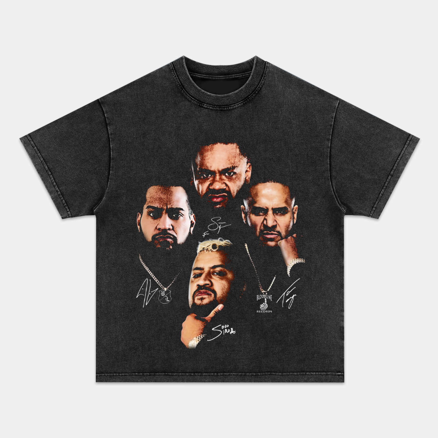 BLOODLINE-RECORDS-2.0-TEE V2 - clothing by TeeHivey.com (Image 2)