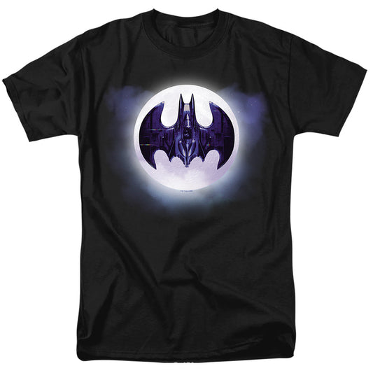 Batman (1989) Batwing Moon Mens T Shirt Black