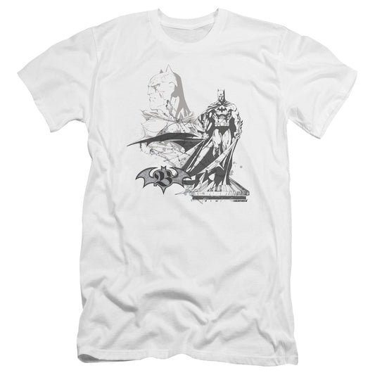 Batman Overseer Premium Bella Canvas Slim Fit Mens T Shirt White