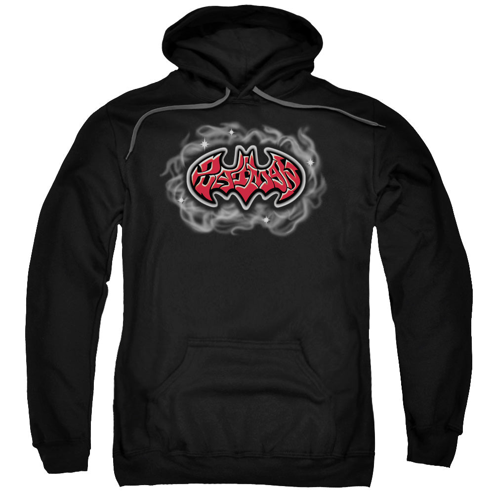 Batman Hip Hop Logo Mens Hoodie Black