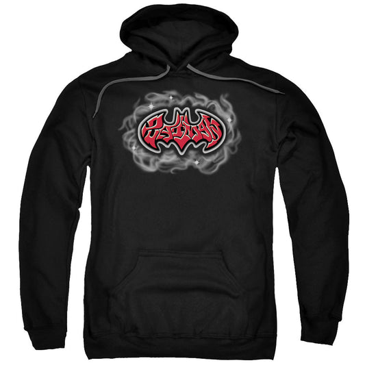 Batman Hip Hop Logo Mens Hoodie Black