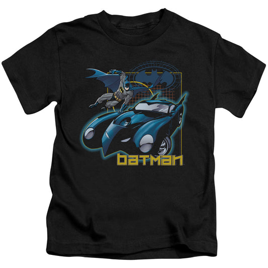 Batman Nice Wheels Juvenile Kids Youth T Shirt Black