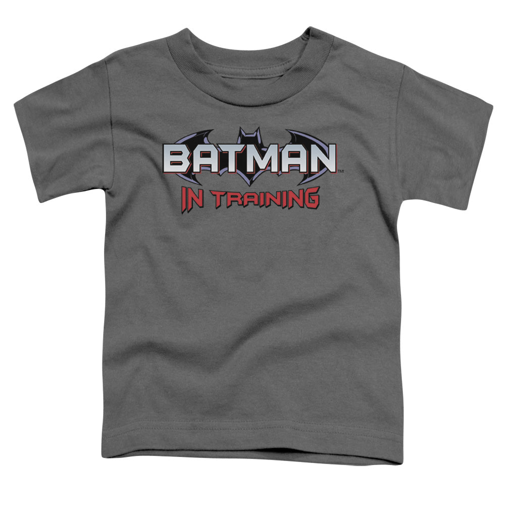 Batman Batman In Training Toddler Kids Youth T Shirt Charcoal