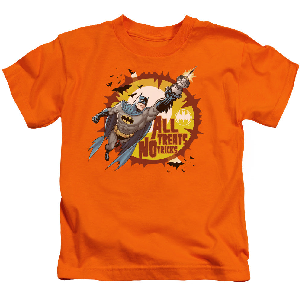 Batman All Treats Juvenile Kids Youth T Shirt Orange