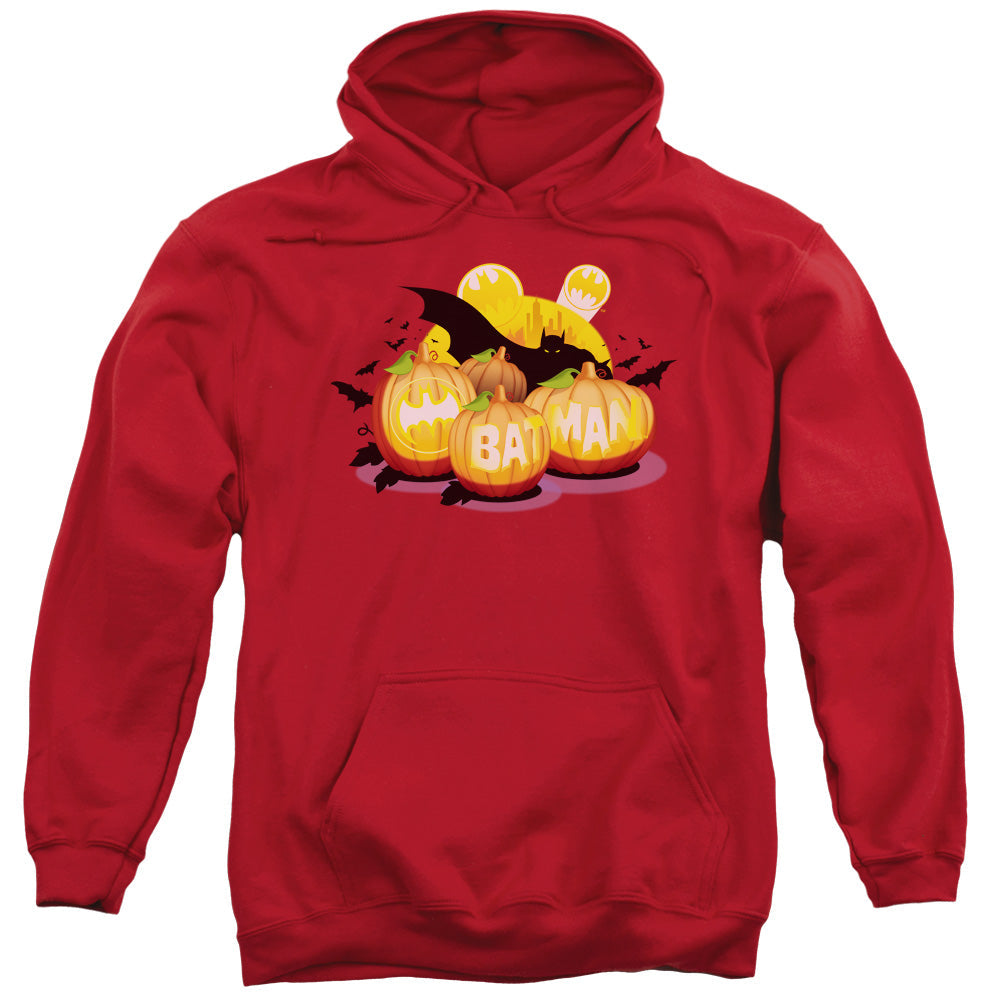 Batman Bat O Lanterns Mens Hoodie Red