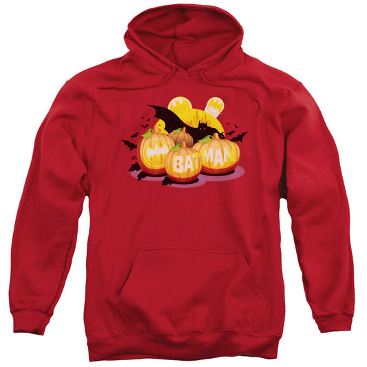 Batman Bat O Lanterns Mens Hoodie Red