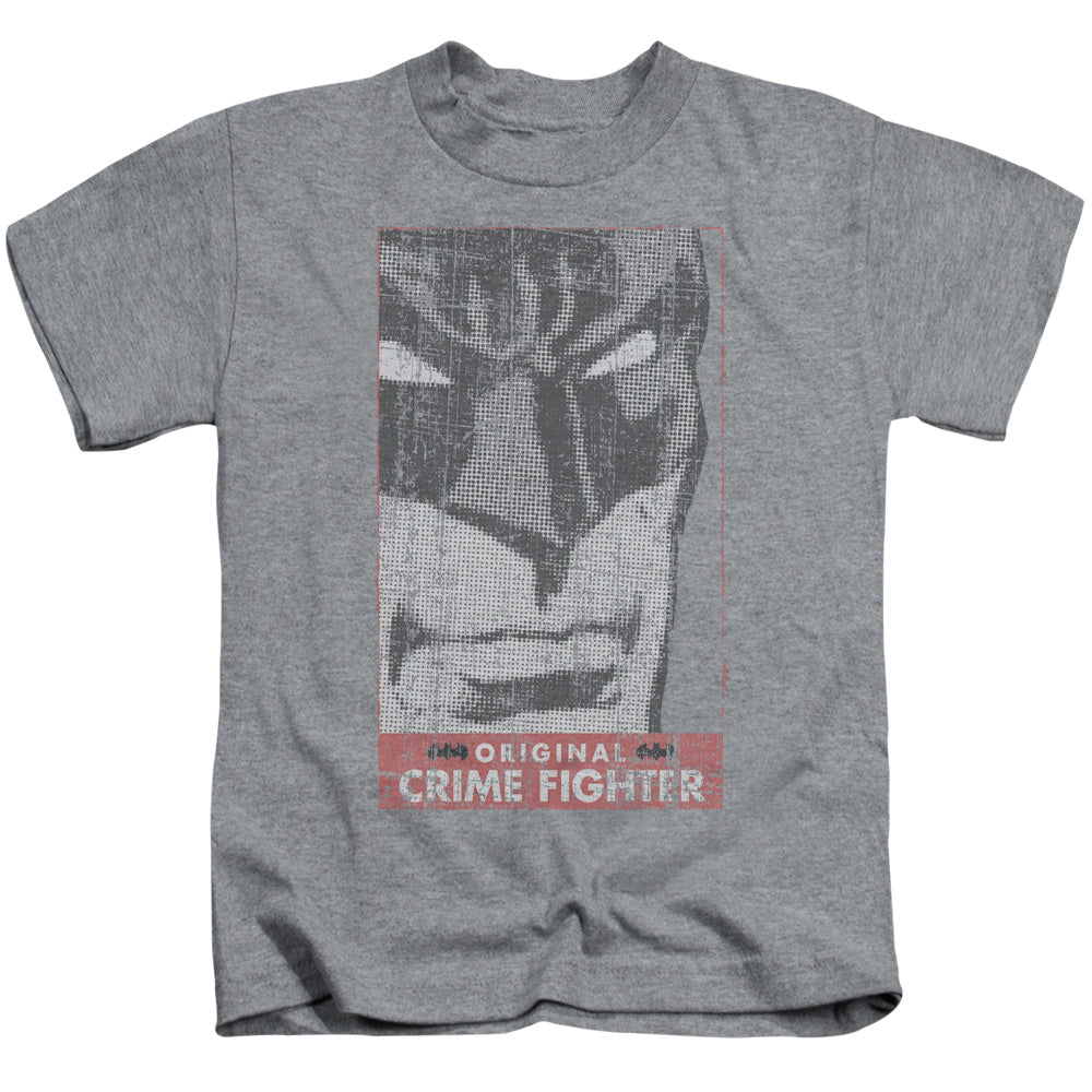 Batman Orginal Crime Fighter Juvenile Kids Youth T Shirt Athletic Heather