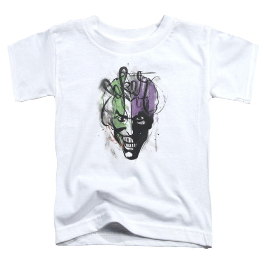 Batman Joker Airbrush Toddler Kids Youth T Shirt White