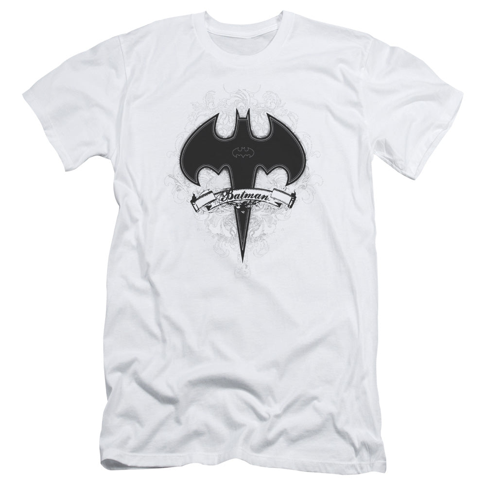 Batman Gothic Gotham Slim Fit Mens T Shirt White
