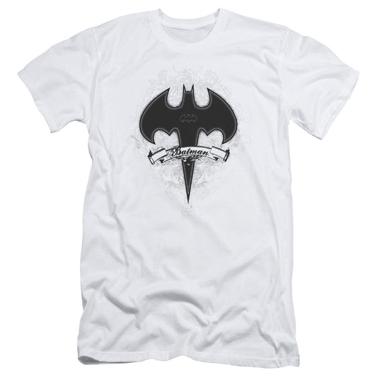 Batman Gothic Gotham Slim Fit Mens T Shirt White