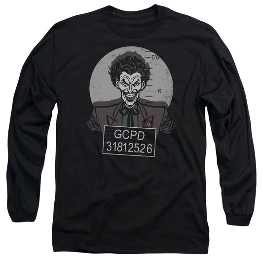 Batman Busted! Mens Long Sleeve Shirt Black
