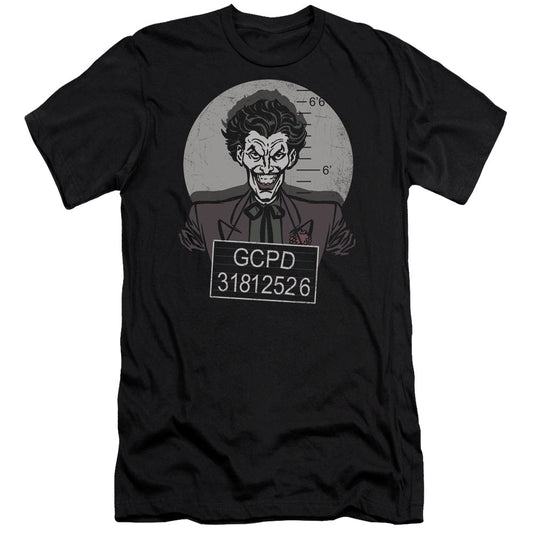 Batman Busted! Slim Fit Mens T Shirt Black