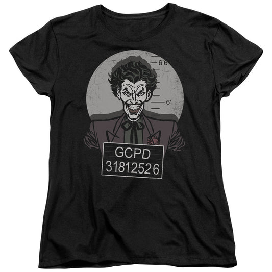 Batman Busted! Womens T Shirt Black