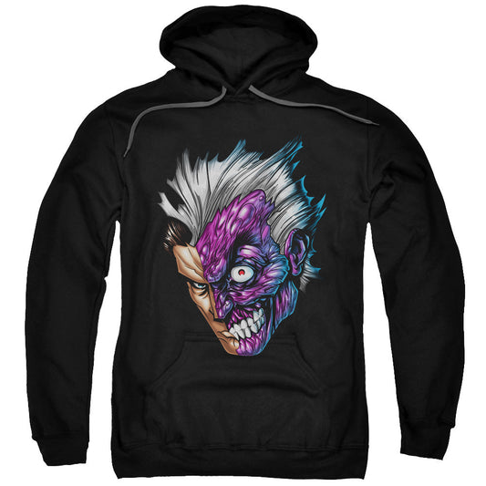 Batman Just Face Mens Hoodie Black