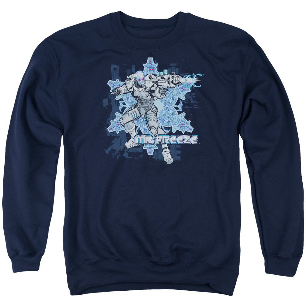 Batman Mr Freeze Mens Crewneck Sweatshirt Navy Blue